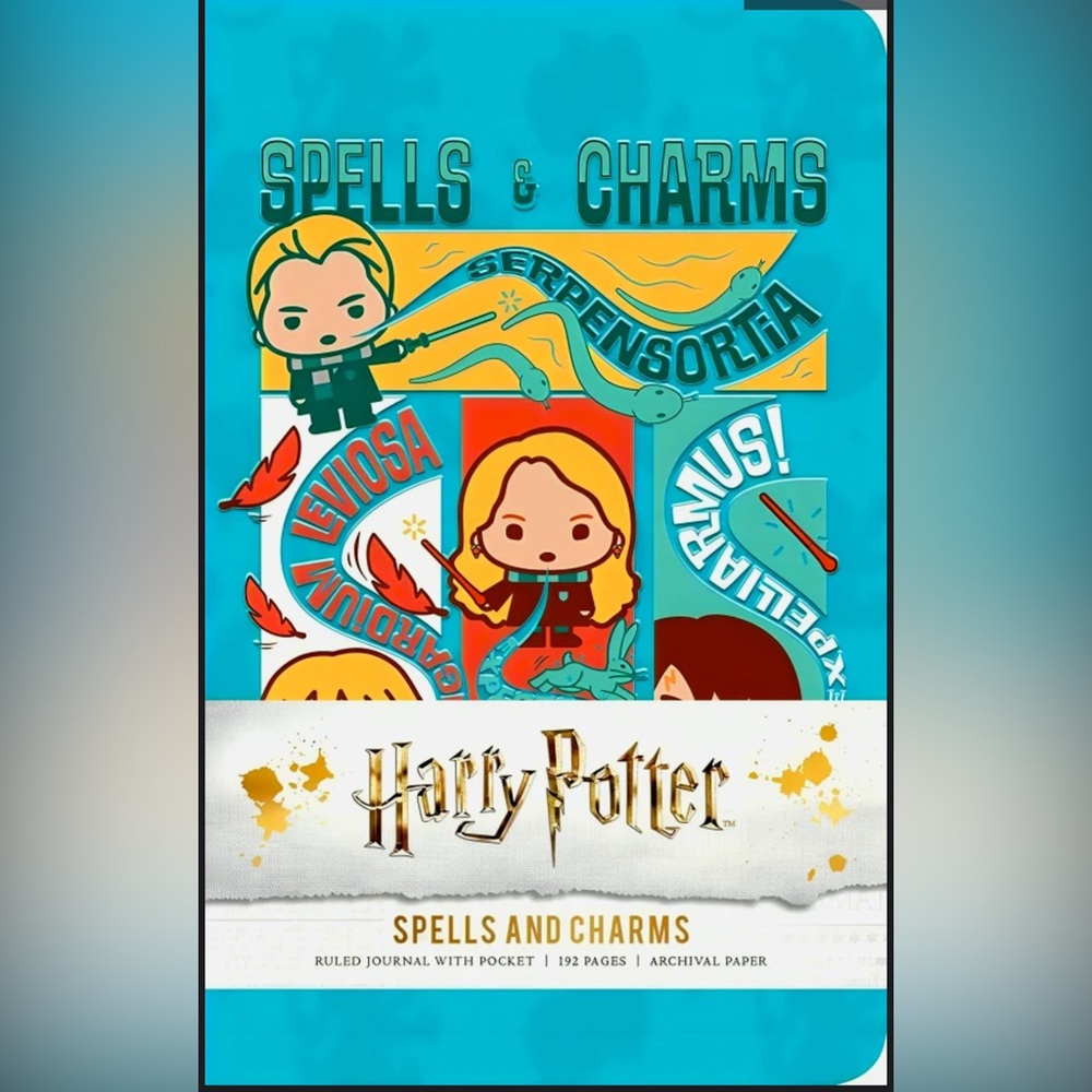Harry Potter Spells and Charms Hardcover Ruled Journal - NIP